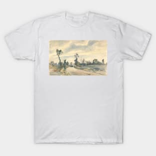 Louveciennes, Route de Saint-Germain by Camille Pissarro T-Shirt